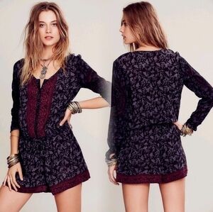 Free People Resortwear Romper Boho Bohemian  size XS